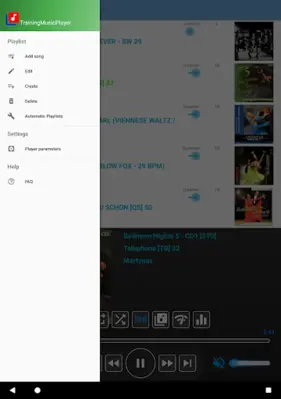 TrainingMusicPlayer android App screenshot 1