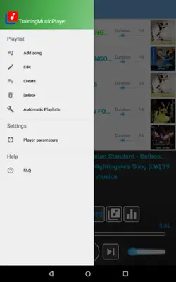 TrainingMusicPlayer android App screenshot 7